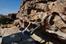 Bouldering in Hueco Tanks on 03/06/2020 with Blue Lizard Climbing and Yoga

Filename: SRM_20200306_1121580.jpg
Aperture: f/7.1
Shutter Speed: 1/400
Body: Canon EOS-1D Mark II
Lens: Canon EF 16-35mm f/2.8 L