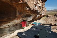 Bouldering in Hueco Tanks on 03/06/2020 with Blue Lizard Climbing and Yoga

Filename: SRM_20200306_1125360.jpg
Aperture: f/8.0
Shutter Speed: 1/250
Body: Canon EOS-1D Mark II
Lens: Canon EF 16-35mm f/2.8 L