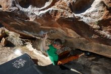 Bouldering in Hueco Tanks on 03/06/2020 with Blue Lizard Climbing and Yoga

Filename: SRM_20200306_1130090.jpg
Aperture: f/8.0
Shutter Speed: 1/250
Body: Canon EOS-1D Mark II
Lens: Canon EF 16-35mm f/2.8 L