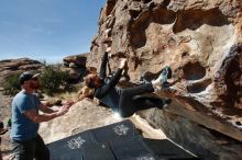 Bouldering in Hueco Tanks on 03/06/2020 with Blue Lizard Climbing and Yoga

Filename: SRM_20200306_1132060.jpg
Aperture: f/8.0
Shutter Speed: 1/250
Body: Canon EOS-1D Mark II
Lens: Canon EF 16-35mm f/2.8 L