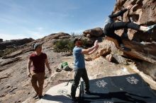 Bouldering in Hueco Tanks on 03/06/2020 with Blue Lizard Climbing and Yoga

Filename: SRM_20200306_1132240.jpg
Aperture: f/8.0
Shutter Speed: 1/250
Body: Canon EOS-1D Mark II
Lens: Canon EF 16-35mm f/2.8 L