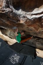 Bouldering in Hueco Tanks on 03/06/2020 with Blue Lizard Climbing and Yoga

Filename: SRM_20200306_1137181.jpg
Aperture: f/8.0
Shutter Speed: 1/250
Body: Canon EOS-1D Mark II
Lens: Canon EF 16-35mm f/2.8 L