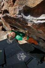 Bouldering in Hueco Tanks on 03/06/2020 with Blue Lizard Climbing and Yoga

Filename: SRM_20200306_1137390.jpg
Aperture: f/8.0
Shutter Speed: 1/250
Body: Canon EOS-1D Mark II
Lens: Canon EF 16-35mm f/2.8 L