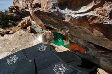 Bouldering in Hueco Tanks on 03/06/2020 with Blue Lizard Climbing and Yoga

Filename: SRM_20200306_1137420.jpg
Aperture: f/8.0
Shutter Speed: 1/250
Body: Canon EOS-1D Mark II
Lens: Canon EF 16-35mm f/2.8 L