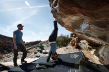 Bouldering in Hueco Tanks on 03/06/2020 with Blue Lizard Climbing and Yoga

Filename: SRM_20200306_1149430.jpg
Aperture: f/8.0
Shutter Speed: 1/250
Body: Canon EOS-1D Mark II
Lens: Canon EF 16-35mm f/2.8 L