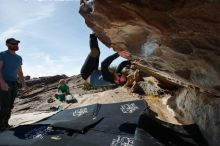 Bouldering in Hueco Tanks on 03/06/2020 with Blue Lizard Climbing and Yoga

Filename: SRM_20200306_1149580.jpg
Aperture: f/8.0
Shutter Speed: 1/250
Body: Canon EOS-1D Mark II
Lens: Canon EF 16-35mm f/2.8 L