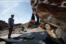 Bouldering in Hueco Tanks on 03/06/2020 with Blue Lizard Climbing and Yoga

Filename: SRM_20200306_1150010.jpg
Aperture: f/8.0
Shutter Speed: 1/250
Body: Canon EOS-1D Mark II
Lens: Canon EF 16-35mm f/2.8 L