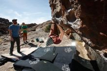 Bouldering in Hueco Tanks on 03/06/2020 with Blue Lizard Climbing and Yoga

Filename: SRM_20200306_1152360.jpg
Aperture: f/8.0
Shutter Speed: 1/250
Body: Canon EOS-1D Mark II
Lens: Canon EF 16-35mm f/2.8 L