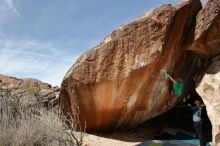 Bouldering in Hueco Tanks on 03/06/2020 with Blue Lizard Climbing and Yoga

Filename: SRM_20200306_1254210.jpg
Aperture: f/8.0
Shutter Speed: 1/250
Body: Canon EOS-1D Mark II
Lens: Canon EF 16-35mm f/2.8 L