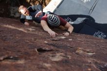 Bouldering in Hueco Tanks on 03/06/2020 with Blue Lizard Climbing and Yoga

Filename: SRM_20200306_1305470.jpg
Aperture: f/7.1
Shutter Speed: 1/320
Body: Canon EOS-1D Mark II
Lens: Canon EF 16-35mm f/2.8 L