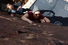 Bouldering in Hueco Tanks on 03/06/2020 with Blue Lizard Climbing and Yoga

Filename: SRM_20200306_1305490.jpg
Aperture: f/9.0
Shutter Speed: 1/320
Body: Canon EOS-1D Mark II
Lens: Canon EF 16-35mm f/2.8 L