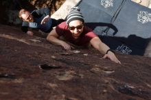 Bouldering in Hueco Tanks on 03/06/2020 with Blue Lizard Climbing and Yoga

Filename: SRM_20200306_1305500.jpg
Aperture: f/9.0
Shutter Speed: 1/320
Body: Canon EOS-1D Mark II
Lens: Canon EF 16-35mm f/2.8 L