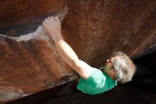 Bouldering in Hueco Tanks on 03/06/2020 with Blue Lizard Climbing and Yoga

Filename: SRM_20200306_1347021.jpg
Aperture: f/13.0
Shutter Speed: 1/250
Body: Canon EOS-1D Mark II
Lens: Canon EF 16-35mm f/2.8 L