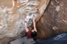 Bouldering in Hueco Tanks on 03/06/2020 with Blue Lizard Climbing and Yoga

Filename: SRM_20200306_1355370.jpg
Aperture: f/5.0
Shutter Speed: 1/250
Body: Canon EOS-1D Mark II
Lens: Canon EF 16-35mm f/2.8 L