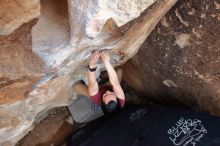 Bouldering in Hueco Tanks on 03/06/2020 with Blue Lizard Climbing and Yoga

Filename: SRM_20200306_1355470.jpg
Aperture: f/5.6
Shutter Speed: 1/250
Body: Canon EOS-1D Mark II
Lens: Canon EF 16-35mm f/2.8 L