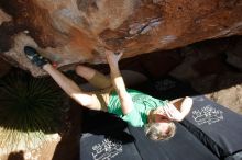 Bouldering in Hueco Tanks on 03/06/2020 with Blue Lizard Climbing and Yoga

Filename: SRM_20200306_1401250.jpg
Aperture: f/14.0
Shutter Speed: 1/250
Body: Canon EOS-1D Mark II
Lens: Canon EF 16-35mm f/2.8 L