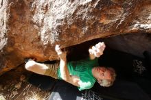 Bouldering in Hueco Tanks on 03/06/2020 with Blue Lizard Climbing and Yoga

Filename: SRM_20200306_1434140.jpg
Aperture: f/10.0
Shutter Speed: 1/250
Body: Canon EOS-1D Mark II
Lens: Canon EF 16-35mm f/2.8 L