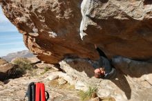 Bouldering in Hueco Tanks on 03/06/2020 with Blue Lizard Climbing and Yoga

Filename: SRM_20200306_1635190.jpg
Aperture: f/5.6
Shutter Speed: 1/500
Body: Canon EOS-1D Mark II
Lens: Canon EF 16-35mm f/2.8 L