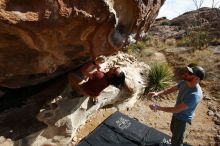 Bouldering in Hueco Tanks on 03/06/2020 with Blue Lizard Climbing and Yoga

Filename: SRM_20200306_1638300.jpg
Aperture: f/5.6
Shutter Speed: 1/400
Body: Canon EOS-1D Mark II
Lens: Canon EF 16-35mm f/2.8 L