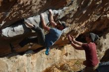 Bouldering in Hueco Tanks on 03/06/2020 with Blue Lizard Climbing and Yoga

Filename: SRM_20200306_1644460.jpg
Aperture: f/4.0
Shutter Speed: 1/800
Body: Canon EOS-1D Mark II
Lens: Canon EF 50mm f/1.8 II