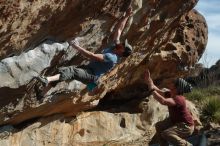 Bouldering in Hueco Tanks on 03/06/2020 with Blue Lizard Climbing and Yoga

Filename: SRM_20200306_1645150.jpg
Aperture: f/4.0
Shutter Speed: 1/800
Body: Canon EOS-1D Mark II
Lens: Canon EF 50mm f/1.8 II