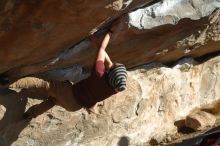 Bouldering in Hueco Tanks on 03/06/2020 with Blue Lizard Climbing and Yoga

Filename: SRM_20200306_1647230.jpg
Aperture: f/4.0
Shutter Speed: 1/500
Body: Canon EOS-1D Mark II
Lens: Canon EF 50mm f/1.8 II