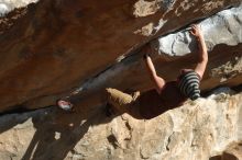 Bouldering in Hueco Tanks on 03/06/2020 with Blue Lizard Climbing and Yoga

Filename: SRM_20200306_1647270.jpg
Aperture: f/4.0
Shutter Speed: 1/640
Body: Canon EOS-1D Mark II
Lens: Canon EF 50mm f/1.8 II