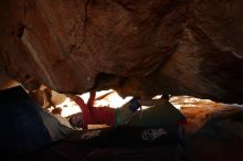 Bouldering in Hueco Tanks on 03/06/2020 with Blue Lizard Climbing and Yoga

Filename: SRM_20200306_1747140.jpg
Aperture: f/4.0
Shutter Speed: 1/320
Body: Canon EOS-1D Mark II
Lens: Canon EF 16-35mm f/2.8 L