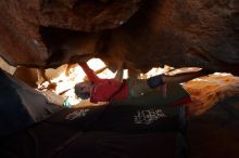 Bouldering in Hueco Tanks on 03/06/2020 with Blue Lizard Climbing and Yoga

Filename: SRM_20200306_1750540.jpg
Aperture: f/4.0
Shutter Speed: 1/250
Body: Canon EOS-1D Mark II
Lens: Canon EF 16-35mm f/2.8 L