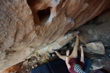 Bouldering in Hueco Tanks on 03/06/2020 with Blue Lizard Climbing and Yoga

Filename: SRM_20200306_1806470.jpg
Aperture: f/4.5
Shutter Speed: 1/250
Body: Canon EOS-1D Mark II
Lens: Canon EF 16-35mm f/2.8 L