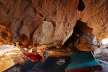 Bouldering in Hueco Tanks on 03/06/2020 with Blue Lizard Climbing and Yoga

Filename: SRM_20200306_1814250.jpg
Aperture: f/3.2
Shutter Speed: 1/250
Body: Canon EOS-1D Mark II
Lens: Canon EF 16-35mm f/2.8 L