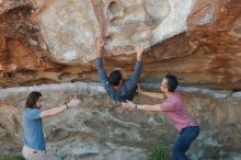 Bouldering in Hueco Tanks on 03/16/2020 with Blue Lizard Climbing and Yoga

Filename: SRM_20200316_0937550.jpg
Aperture: f/4.0
Shutter Speed: 1/320
Body: Canon EOS-1D Mark II
Lens: Canon EF 50mm f/1.8 II