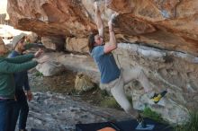 Bouldering in Hueco Tanks on 03/16/2020 with Blue Lizard Climbing and Yoga

Filename: SRM_20200316_0959090.jpg
Aperture: f/4.5
Shutter Speed: 1/320
Body: Canon EOS-1D Mark II
Lens: Canon EF 50mm f/1.8 II