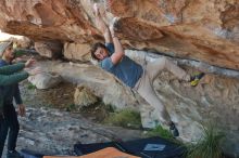 Bouldering in Hueco Tanks on 03/16/2020 with Blue Lizard Climbing and Yoga

Filename: SRM_20200316_0959091.jpg
Aperture: f/4.0
Shutter Speed: 1/320
Body: Canon EOS-1D Mark II
Lens: Canon EF 50mm f/1.8 II