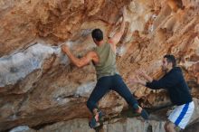 Bouldering in Hueco Tanks on 03/16/2020 with Blue Lizard Climbing and Yoga

Filename: SRM_20200316_1009390.jpg
Aperture: f/5.0
Shutter Speed: 1/320
Body: Canon EOS-1D Mark II
Lens: Canon EF 50mm f/1.8 II