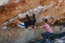 Bouldering in Hueco Tanks on 03/16/2020 with Blue Lizard Climbing and Yoga

Filename: SRM_20200316_1040390.jpg
Aperture: f/4.0
Shutter Speed: 1/500
Body: Canon EOS-1D Mark II
Lens: Canon EF 50mm f/1.8 II