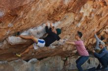 Bouldering in Hueco Tanks on 03/16/2020 with Blue Lizard Climbing and Yoga

Filename: SRM_20200316_1040560.jpg
Aperture: f/4.5
Shutter Speed: 1/500
Body: Canon EOS-1D Mark II
Lens: Canon EF 50mm f/1.8 II