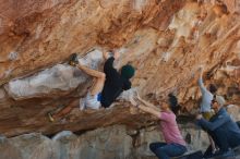 Bouldering in Hueco Tanks on 03/16/2020 with Blue Lizard Climbing and Yoga

Filename: SRM_20200316_1041010.jpg
Aperture: f/4.5
Shutter Speed: 1/500
Body: Canon EOS-1D Mark II
Lens: Canon EF 50mm f/1.8 II