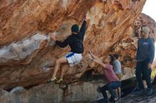 Bouldering in Hueco Tanks on 03/16/2020 with Blue Lizard Climbing and Yoga

Filename: SRM_20200316_1041150.jpg
Aperture: f/5.0
Shutter Speed: 1/500
Body: Canon EOS-1D Mark II
Lens: Canon EF 50mm f/1.8 II