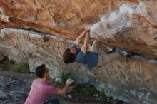 Bouldering in Hueco Tanks on 03/16/2020 with Blue Lizard Climbing and Yoga

Filename: SRM_20200316_1055060.jpg
Aperture: f/4.5
Shutter Speed: 1/500
Body: Canon EOS-1D Mark II
Lens: Canon EF 50mm f/1.8 II