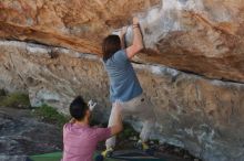 Bouldering in Hueco Tanks on 03/16/2020 with Blue Lizard Climbing and Yoga

Filename: SRM_20200316_1055150.jpg
Aperture: f/4.5
Shutter Speed: 1/500
Body: Canon EOS-1D Mark II
Lens: Canon EF 50mm f/1.8 II