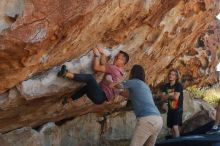 Bouldering in Hueco Tanks on 03/16/2020 with Blue Lizard Climbing and Yoga

Filename: SRM_20200316_1057580.jpg
Aperture: f/5.0
Shutter Speed: 1/500
Body: Canon EOS-1D Mark II
Lens: Canon EF 50mm f/1.8 II