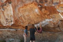 Bouldering in Hueco Tanks on 03/16/2020 with Blue Lizard Climbing and Yoga

Filename: SRM_20200316_1119550.jpg
Aperture: f/5.0
Shutter Speed: 1/500
Body: Canon EOS-1D Mark II
Lens: Canon EF 50mm f/1.8 II