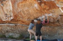 Bouldering in Hueco Tanks on 03/16/2020 with Blue Lizard Climbing and Yoga

Filename: SRM_20200316_1120110.jpg
Aperture: f/4.5
Shutter Speed: 1/500
Body: Canon EOS-1D Mark II
Lens: Canon EF 50mm f/1.8 II