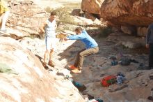 Bouldering in Hueco Tanks on 03/16/2020 with Blue Lizard Climbing and Yoga

Filename: SRM_20200316_1127070.jpg
Aperture: f/7.1
Shutter Speed: 1/500
Body: Canon EOS-1D Mark II
Lens: Canon EF 50mm f/1.8 II