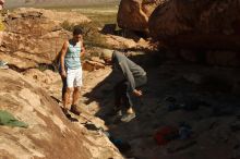 Bouldering in Hueco Tanks on 03/16/2020 with Blue Lizard Climbing and Yoga

Filename: SRM_20200316_1127170.jpg
Aperture: f/14.0
Shutter Speed: 1/500
Body: Canon EOS-1D Mark II
Lens: Canon EF 50mm f/1.8 II