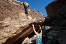 Bouldering in Hueco Tanks on 03/16/2020 with Blue Lizard Climbing and Yoga

Filename: SRM_20200316_1158540.jpg
Aperture: f/8.0
Shutter Speed: 1/250
Body: Canon EOS-1D Mark II
Lens: Canon EF 16-35mm f/2.8 L