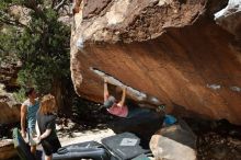 Bouldering in Hueco Tanks on 03/16/2020 with Blue Lizard Climbing and Yoga

Filename: SRM_20200316_1243070.jpg
Aperture: f/8.0
Shutter Speed: 1/250
Body: Canon EOS-1D Mark II
Lens: Canon EF 16-35mm f/2.8 L