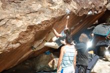 Bouldering in Hueco Tanks on 03/16/2020 with Blue Lizard Climbing and Yoga

Filename: SRM_20200316_1250060.jpg
Aperture: f/8.0
Shutter Speed: 1/250
Body: Canon EOS-1D Mark II
Lens: Canon EF 16-35mm f/2.8 L