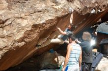 Bouldering in Hueco Tanks on 03/16/2020 with Blue Lizard Climbing and Yoga

Filename: SRM_20200316_1250070.jpg
Aperture: f/8.0
Shutter Speed: 1/250
Body: Canon EOS-1D Mark II
Lens: Canon EF 16-35mm f/2.8 L